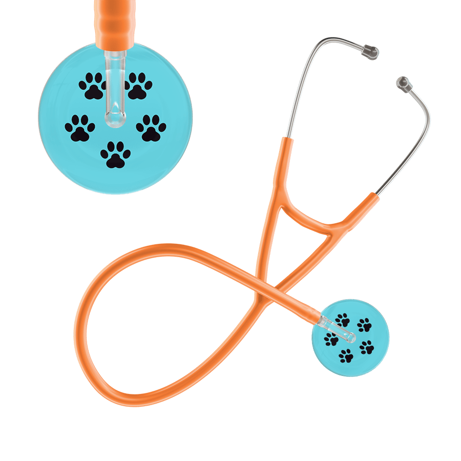 Paw Print Cardiology Stethoscope