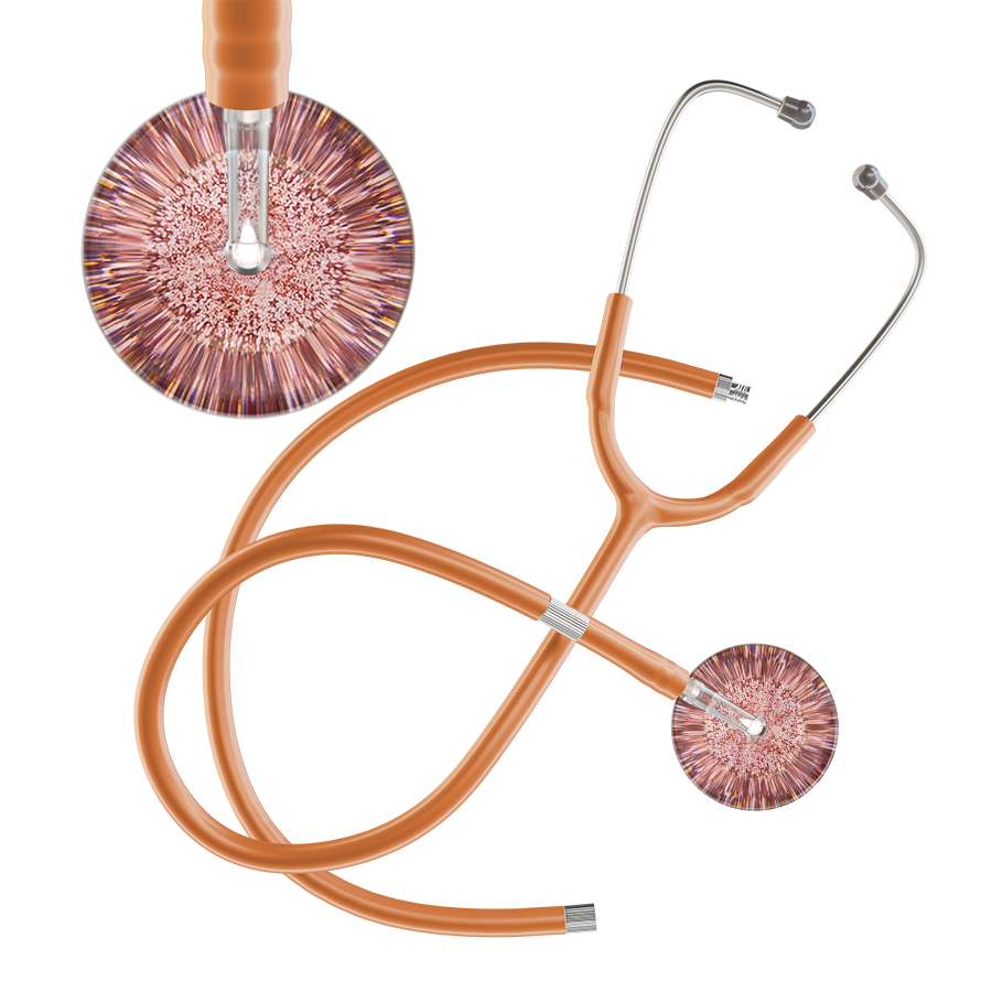 Light Glitter & Sparkles Cardiology Stethoscope