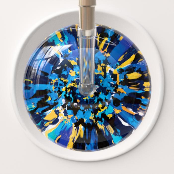 Ultrascope Stethoscope Head Shabby Chic Royal Blue (RB) / Adult Shabby Chic Stethoscope Head