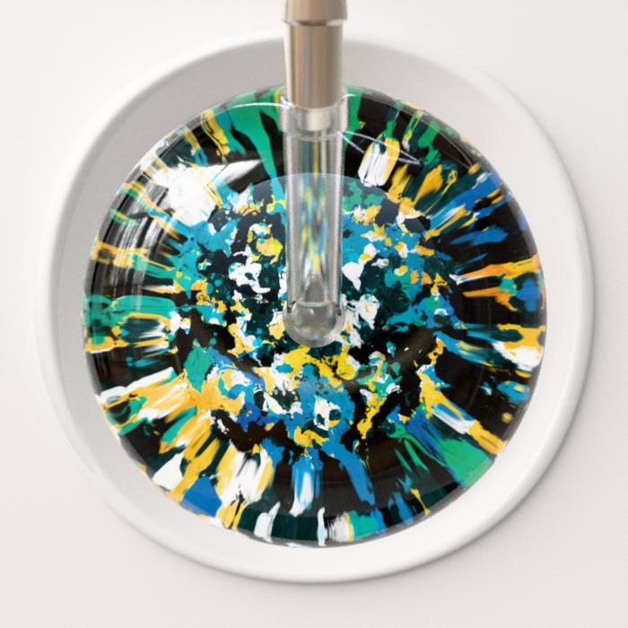 Ultrascope Stethoscope Head Shabby Chic Teal (TE) / Adult Shabby Chic Stethoscope Head