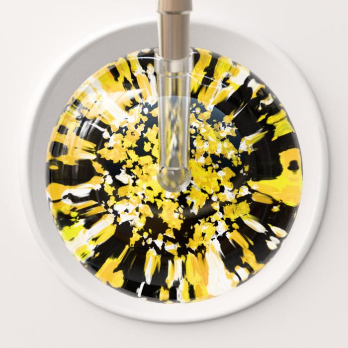 Ultrascope Stethoscope Head Shabby Chic Yellow (YE) / Adult Shabby Chic Stethoscope Head