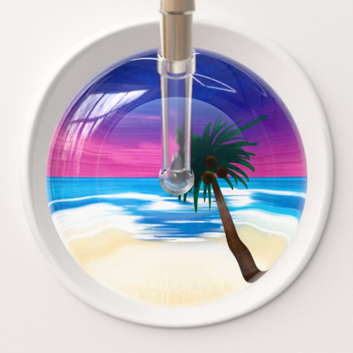 Ultrascope Stethoscope Head Palm Tree Blue / Adult Palm Tree Stethoscope Head