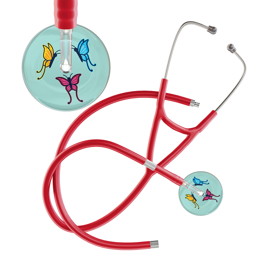 Light Butterflies Cardiology Stethoscope