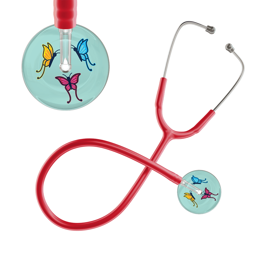 Ultrascope Single Stethoscope Light Butterflies Stethoscope