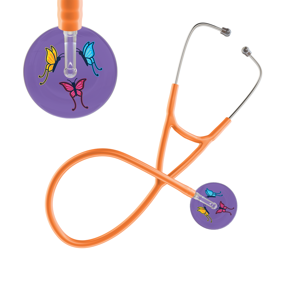 Dark Butterflies Cardiology Stethoscope