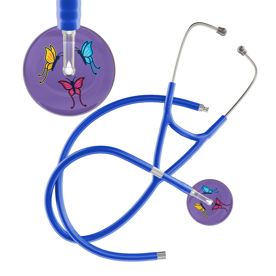Dark Butterflies Cardiology Stethoscope