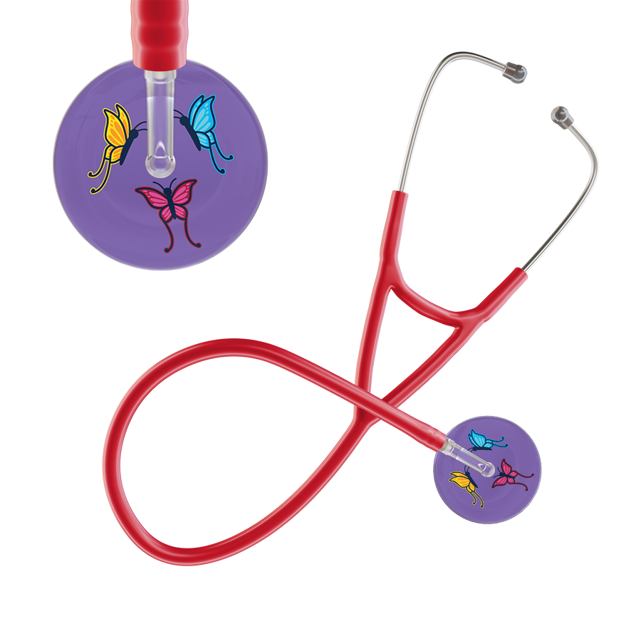 Dark Butterflies Cardiology Stethoscope