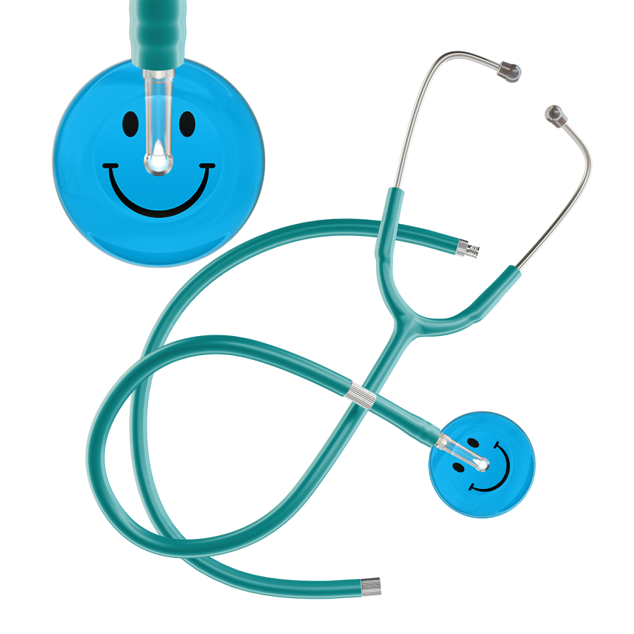 Dark Smiley Face Stethoscope