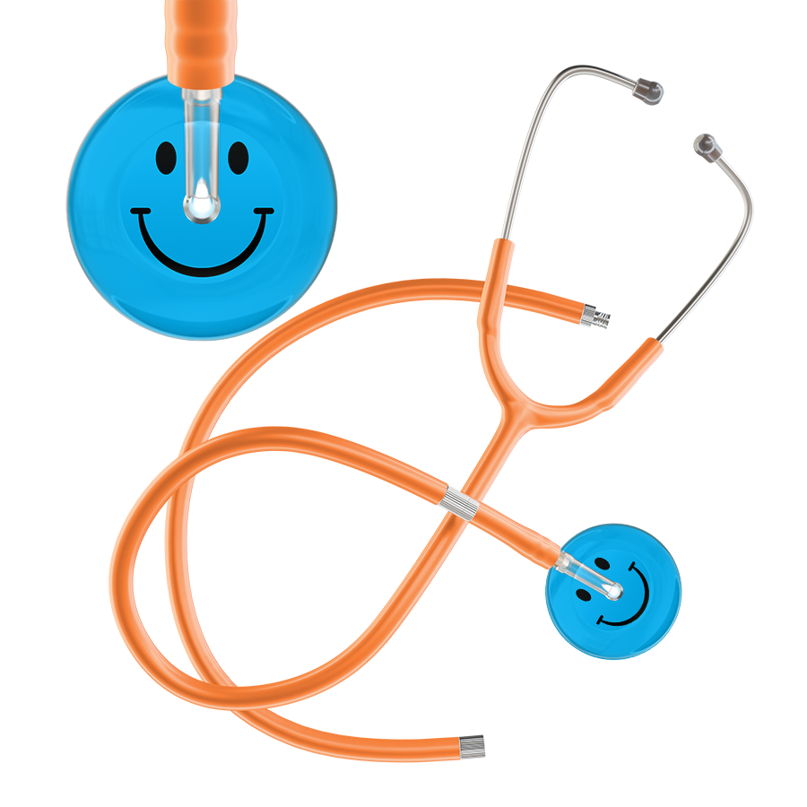 Dark Smiley Face Stethoscope