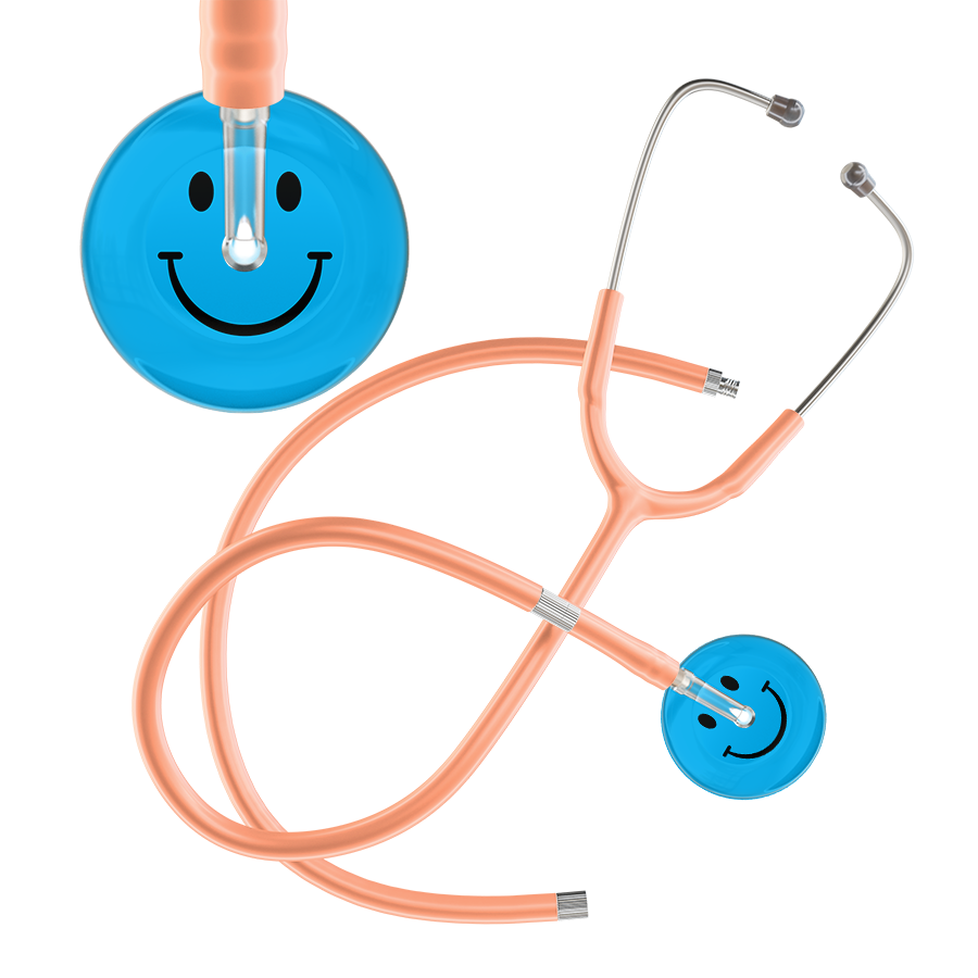 Dark Smiley Face Stethoscope