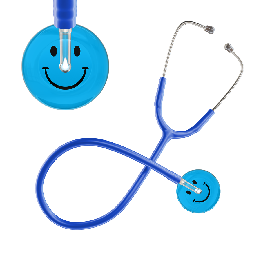 Dark Smiley Face Stethoscope