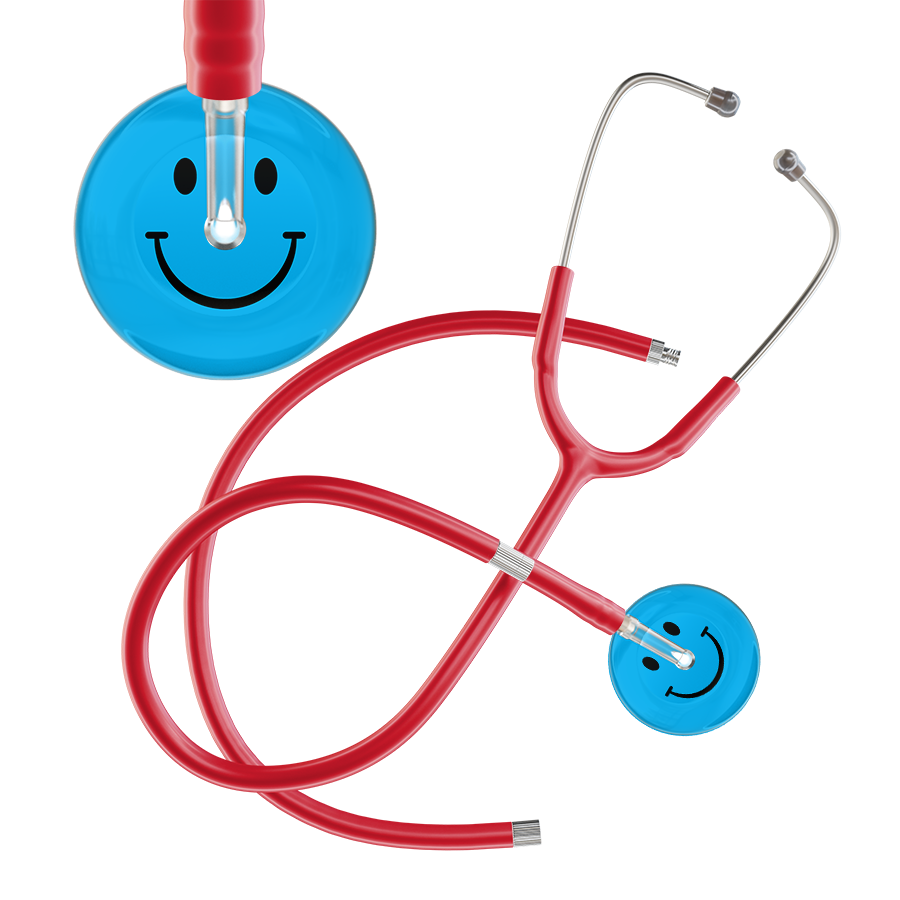 Dark Smiley Face Stethoscope