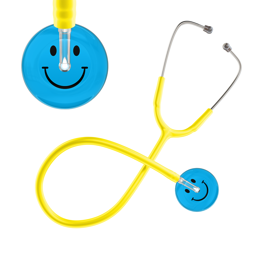 Dark Smiley Face Stethoscope
