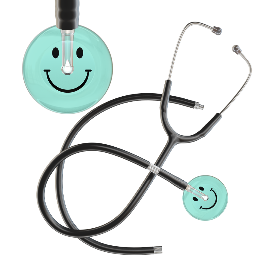 Light Smiley Face Stethoscope