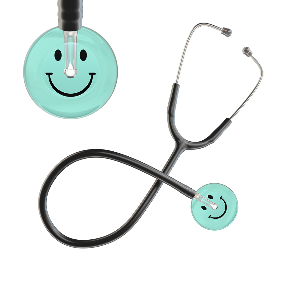 Light Smiley Face Stethoscope