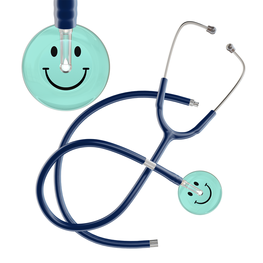Light Smiley Face Stethoscope
