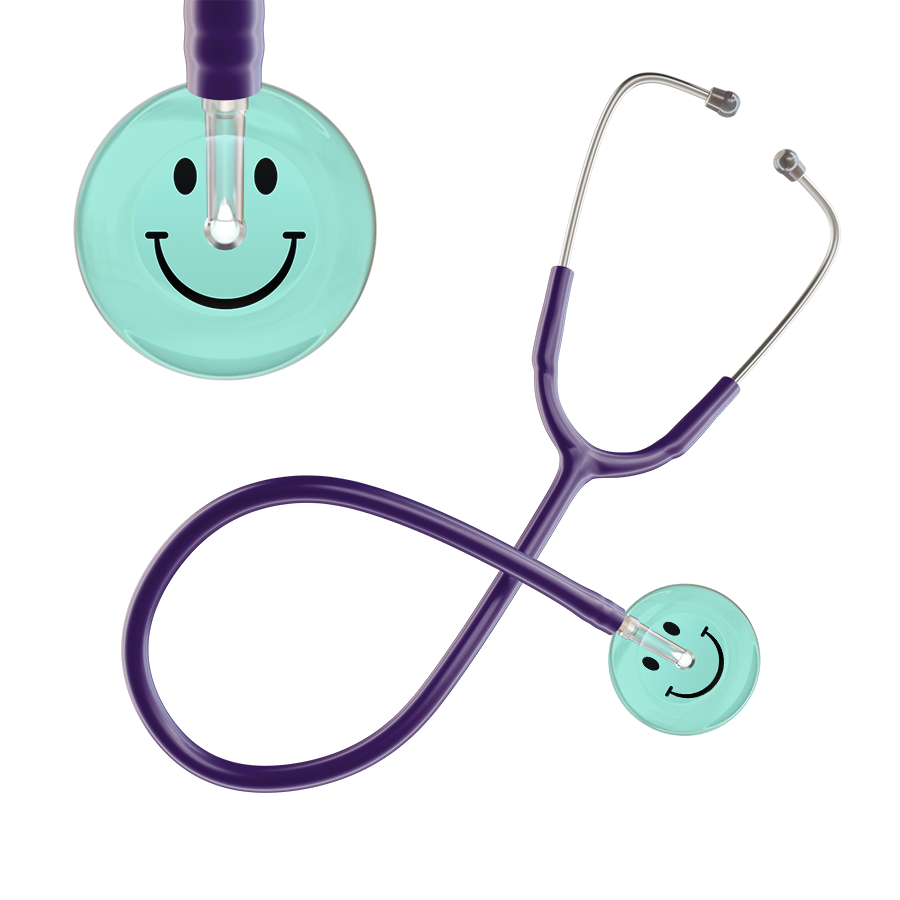 Light Smiley Face Stethoscope