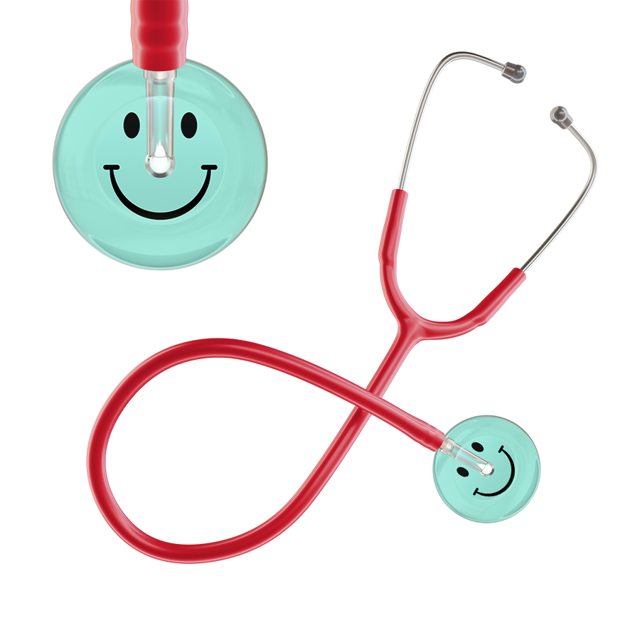 Light Smiley Face Stethoscope