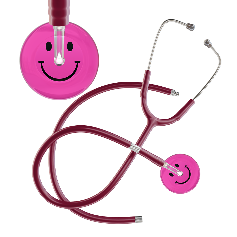 Dark Smiley Face Stethoscope