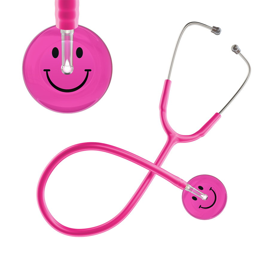 Dark Smiley Face Stethoscope