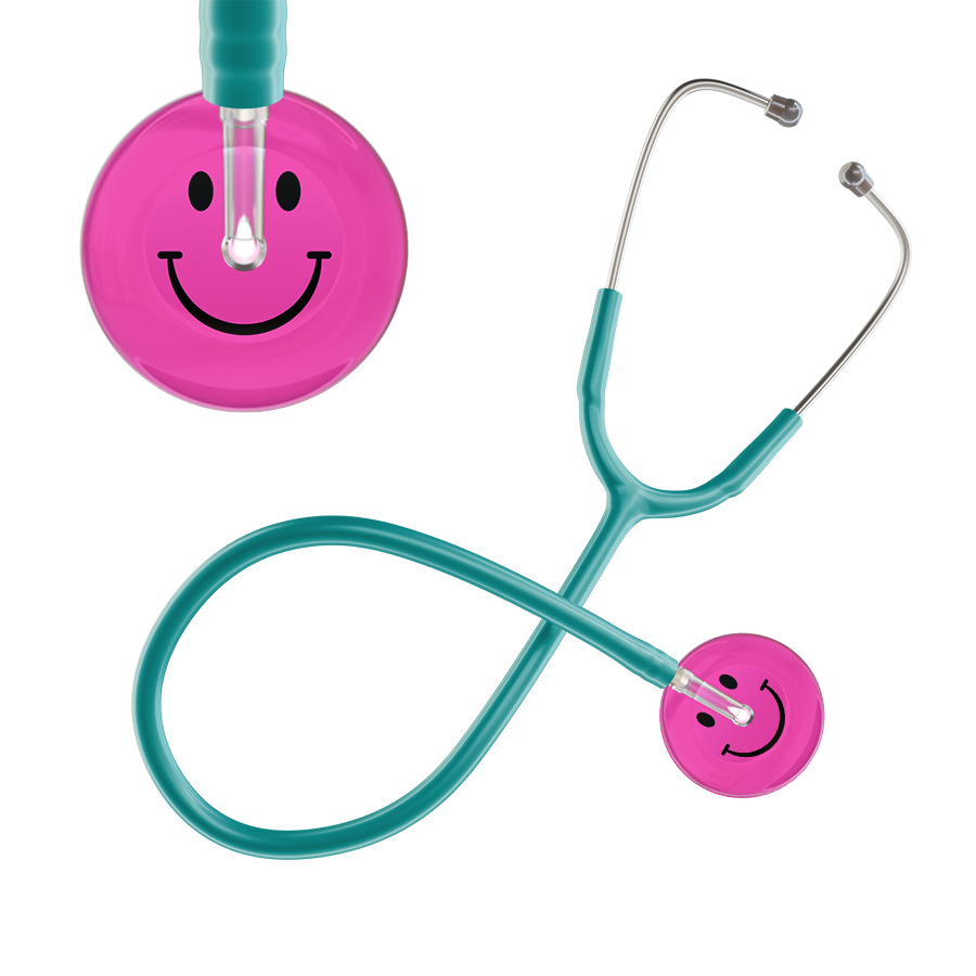 Dark Smiley Face Stethoscope