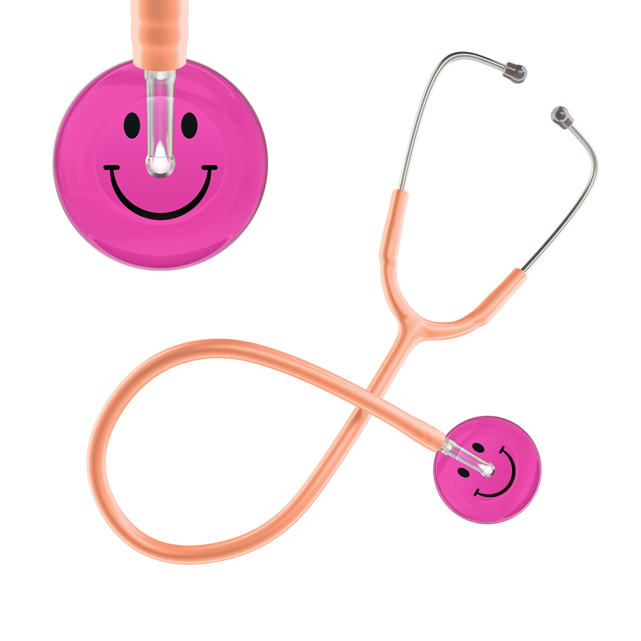 Dark Smiley Face Stethoscope