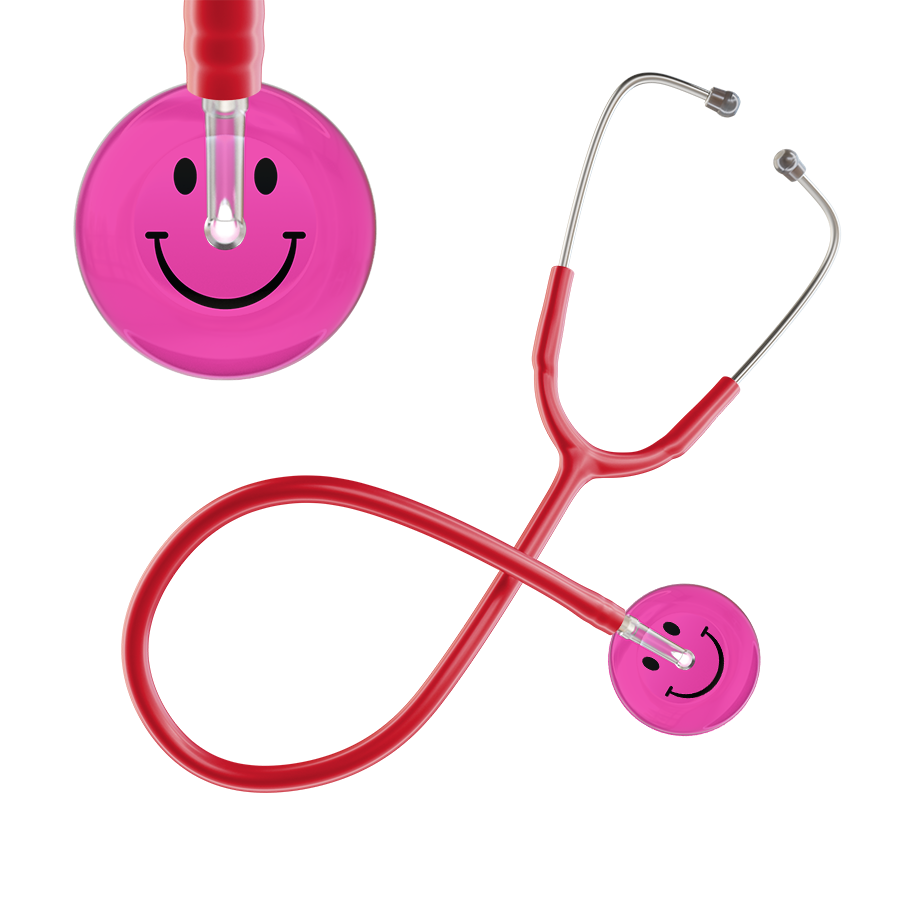 Dark Smiley Face Stethoscope