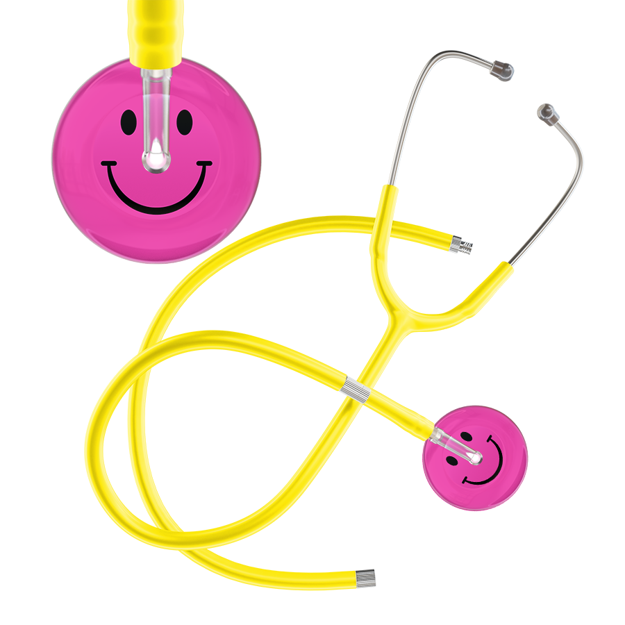 Dark Smiley Face Stethoscope