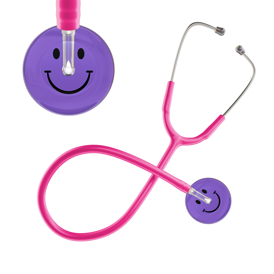 Dark Smiley Face Stethoscope