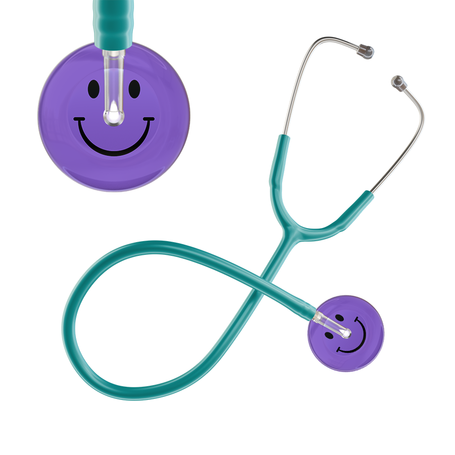 Dark Smiley Face Stethoscope
