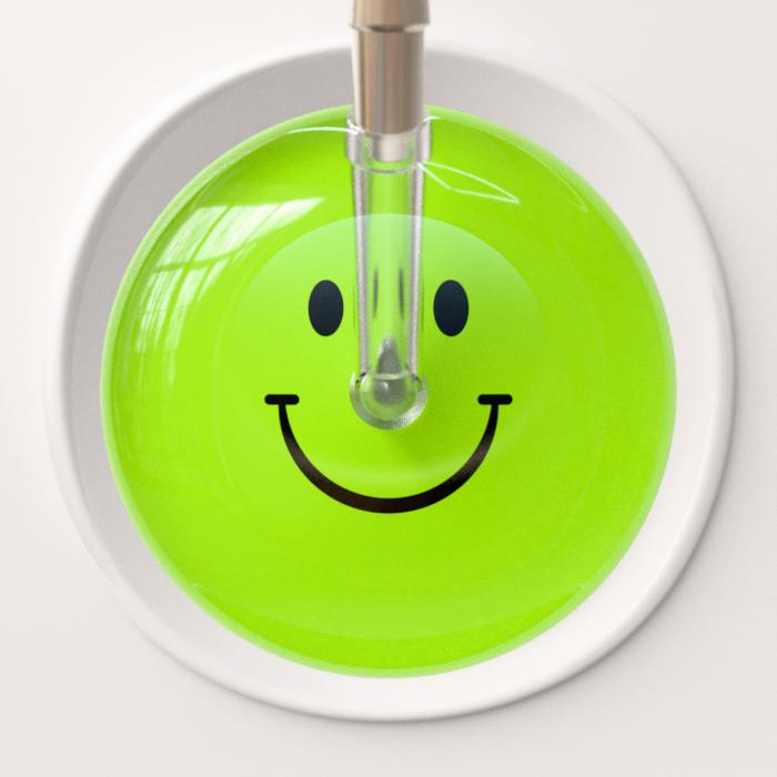 Ultrascope Stethoscope Head Smiley Face Lime Green (LG) / Adult Smiley Face Stethoscope Head