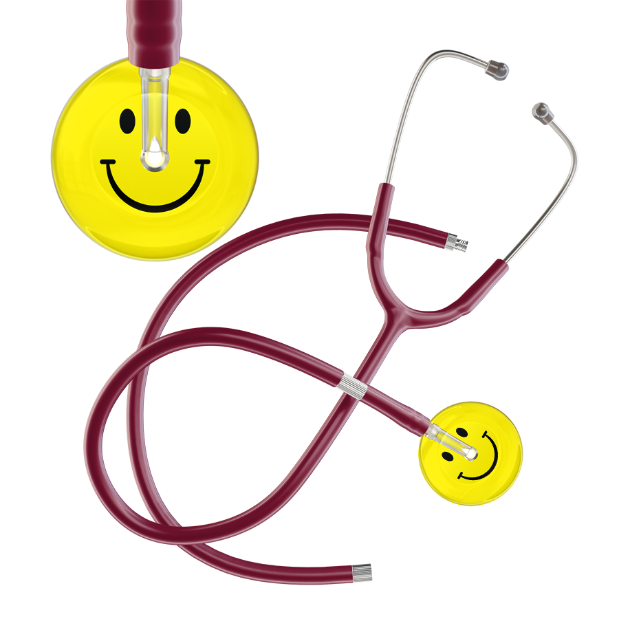 Light Smiley Face Stethoscope