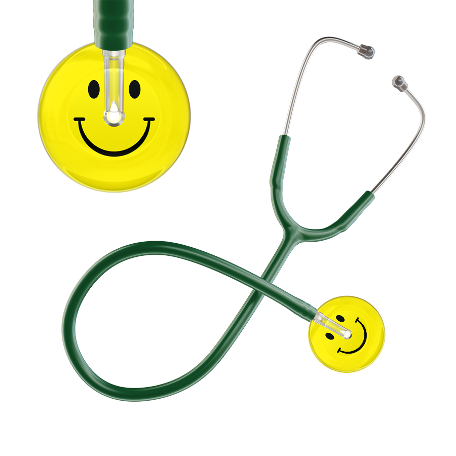 Light Smiley Face Stethoscope