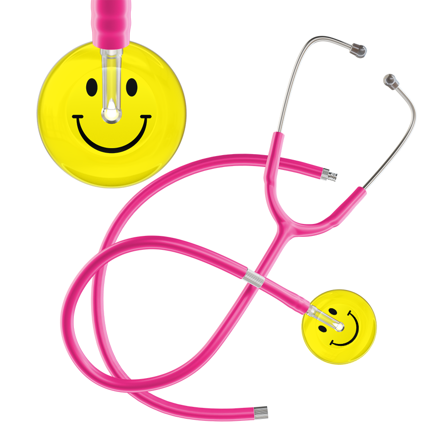 Light Smiley Face Stethoscope