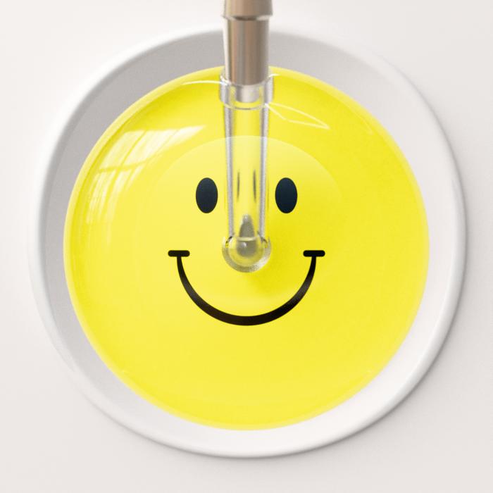 Ultrascope Stethoscope Head Smiley Face Lemon (LM) / Adult Smiley Face Stethoscope Head
