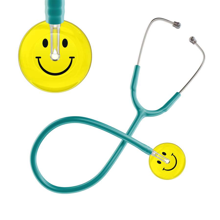 Light Smiley Face Stethoscope