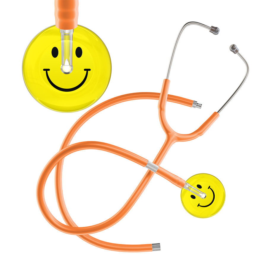 Light Smiley Face Stethoscope