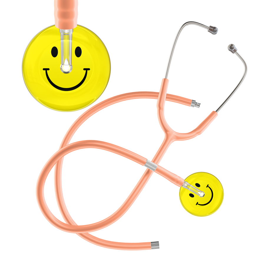 Light Smiley Face Stethoscope