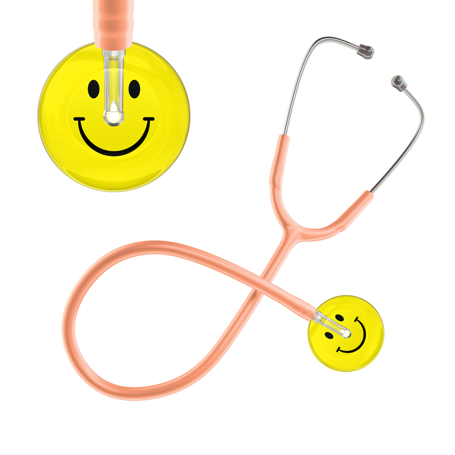 Light Smiley Face Stethoscope