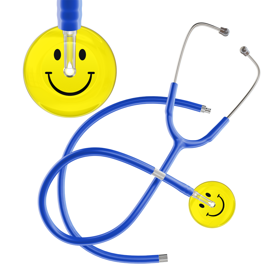 Light Smiley Face Stethoscope