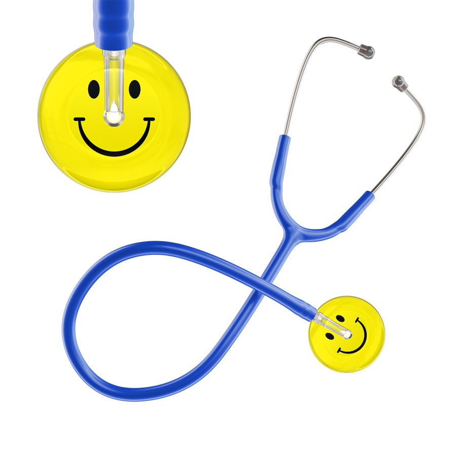 Light Smiley Face Stethoscope