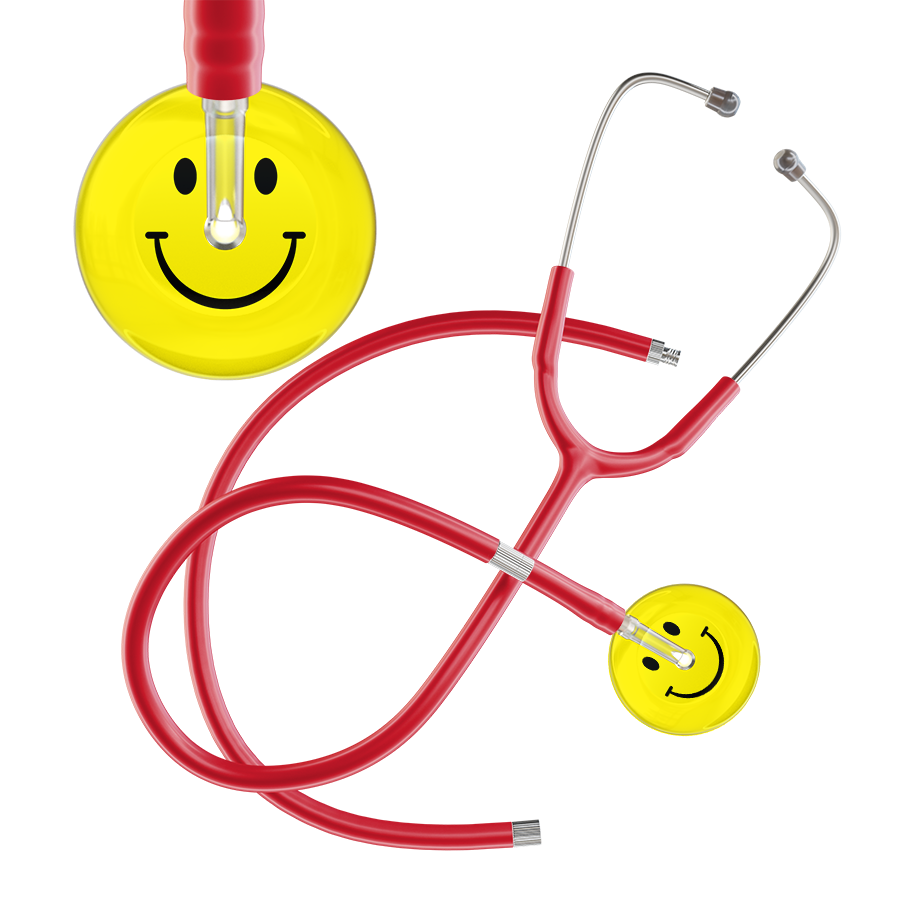 Light Smiley Face Stethoscope
