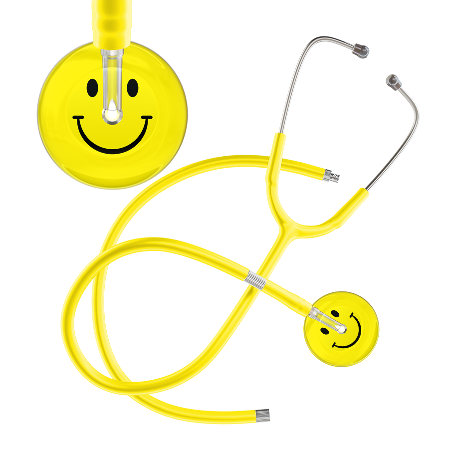 Light Smiley Face Stethoscope