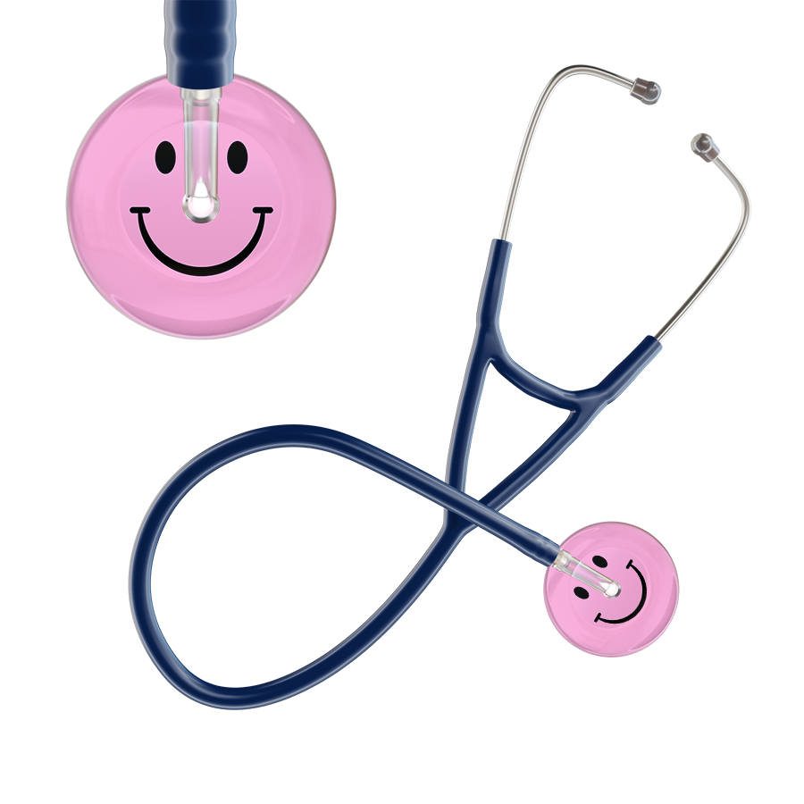 Light Smiley Face Cardiology Stethoscope
