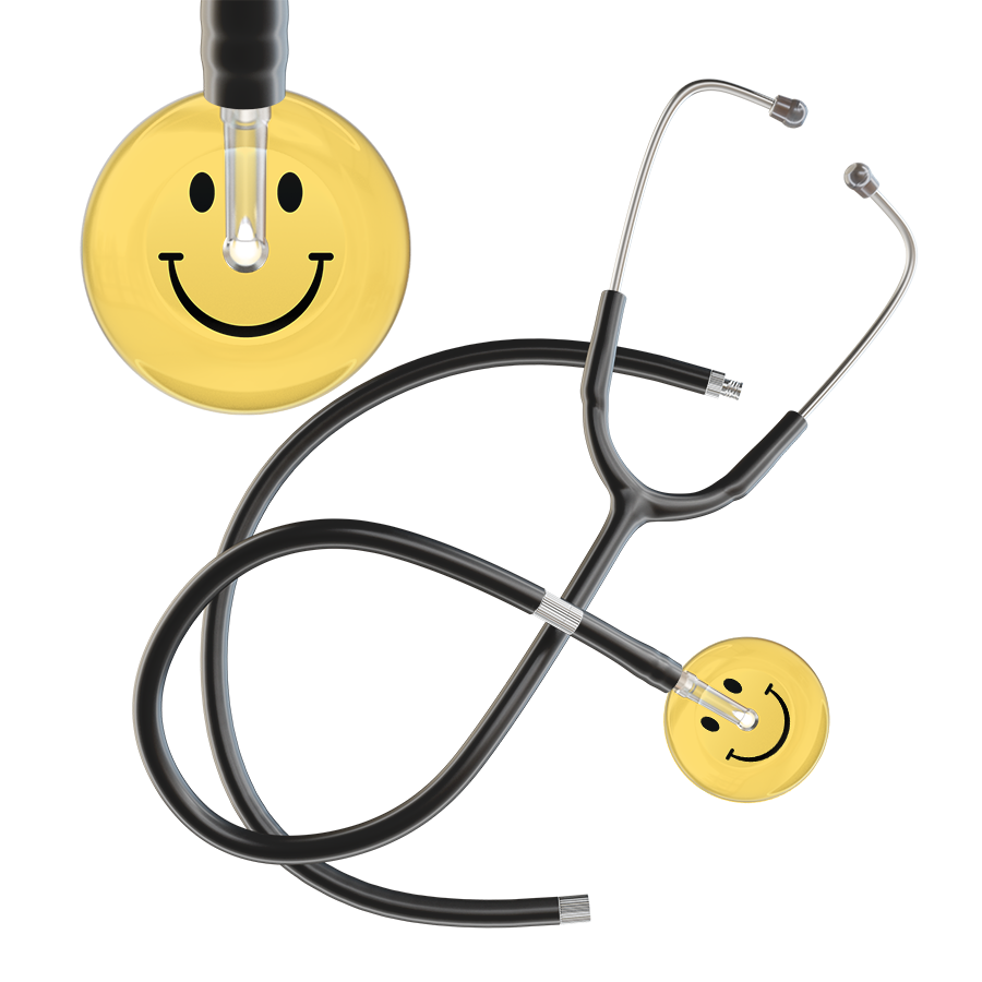 Light Smiley Face Stethoscope