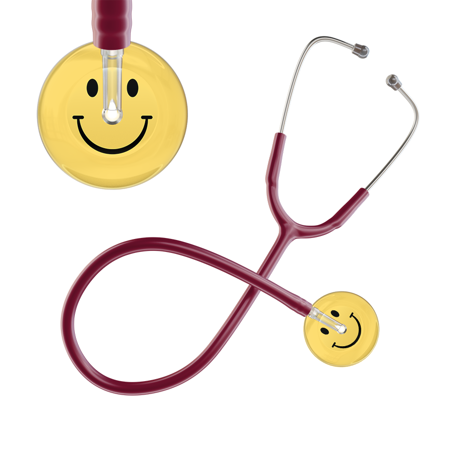 Light Smiley Face Stethoscope