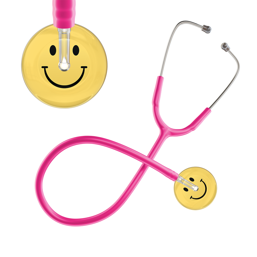 Light Smiley Face Stethoscope
