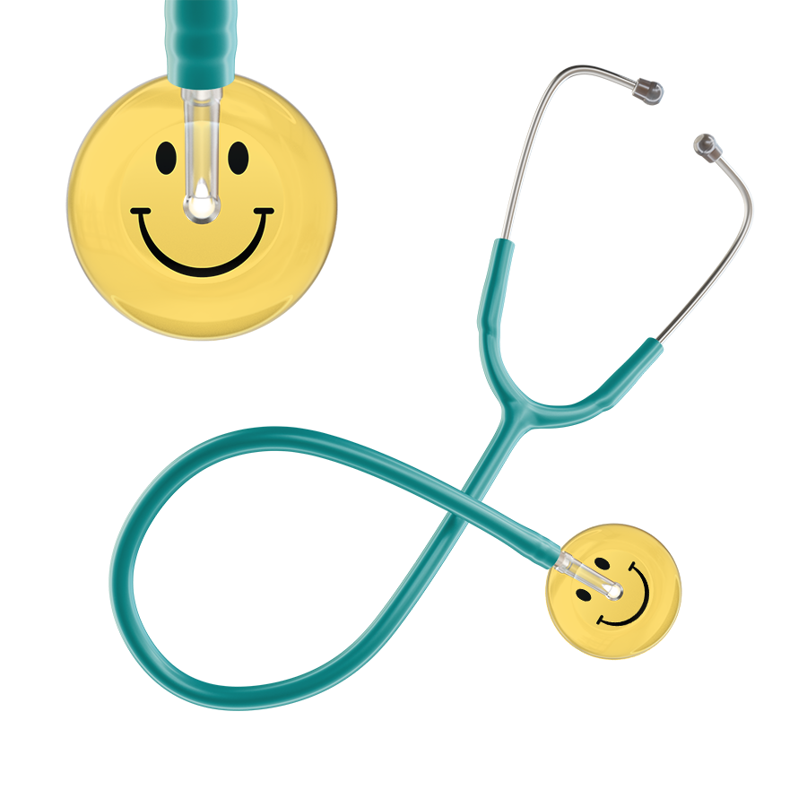 Light Smiley Face Stethoscope