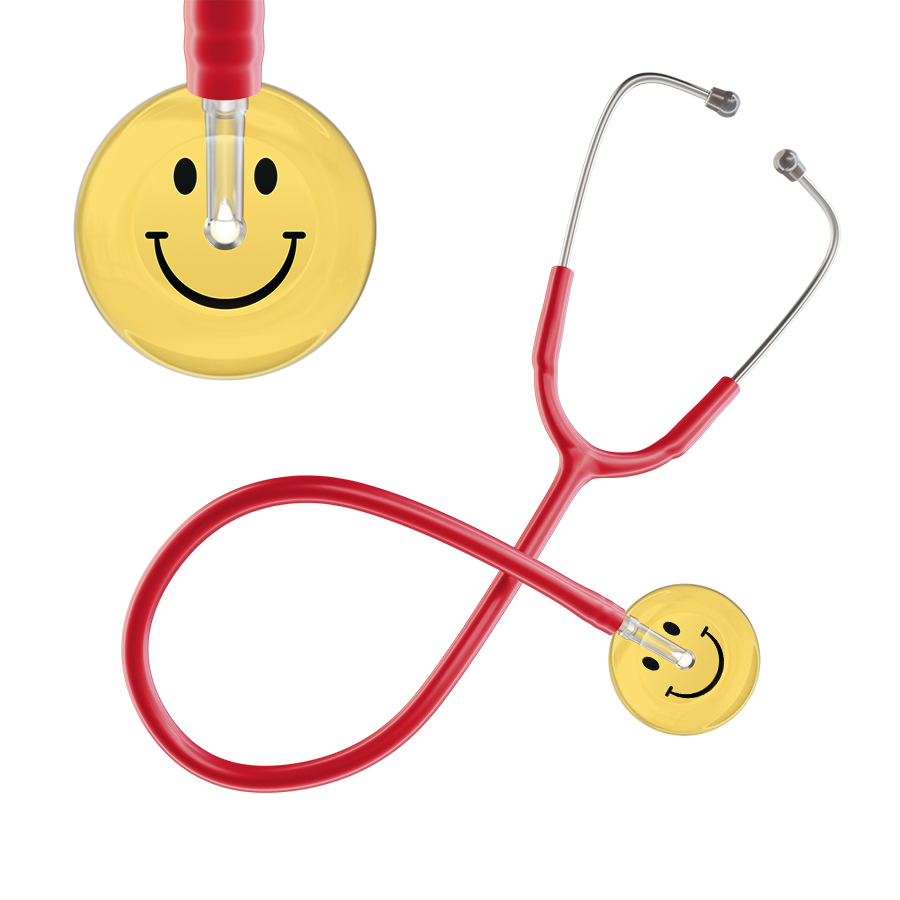 Light Smiley Face Stethoscope