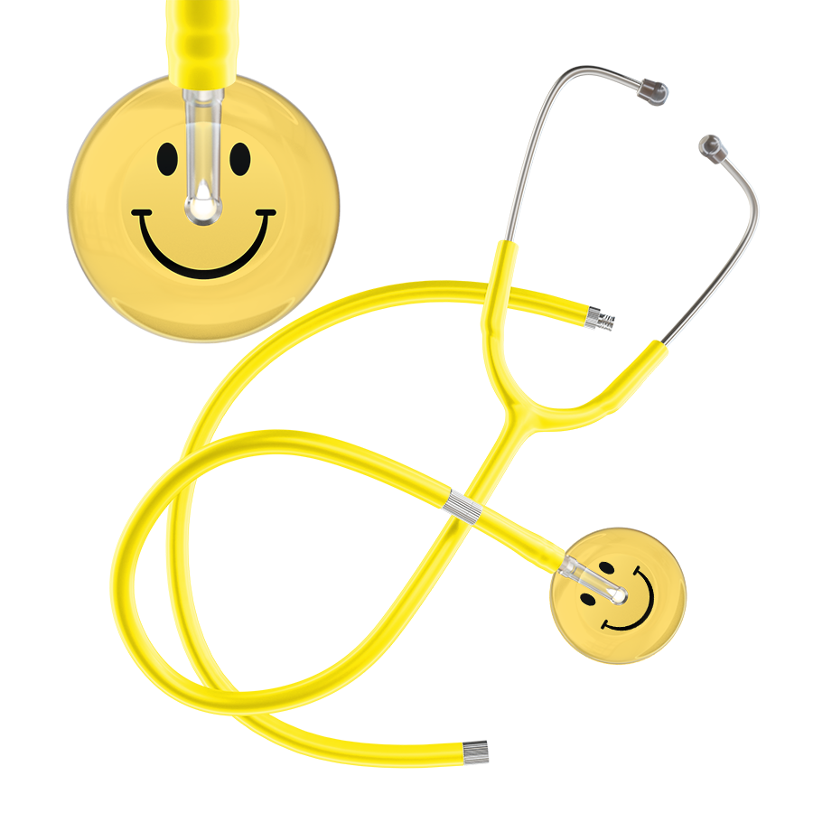 Light Smiley Face Stethoscope
